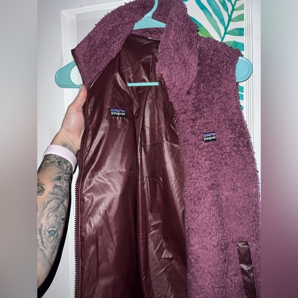 Patagonia Los Gatos Wine/Bergundy Reversible Vest Women’s S - Picture 2 of 3